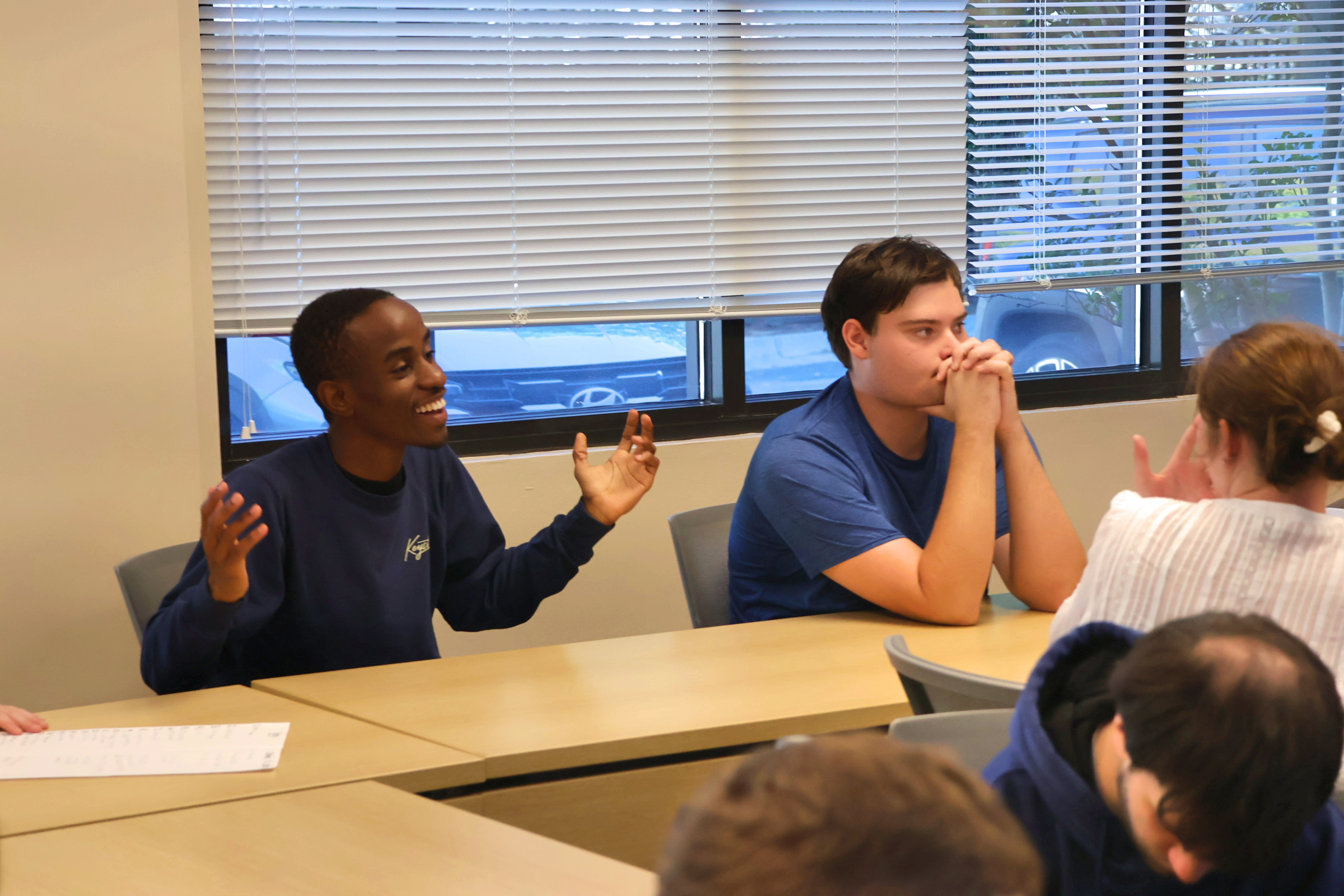 EXCEL Students participating in the haptic device research study.